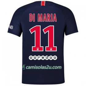 Camisolas de Futebol Paris Saint-Germain Di Maria 11 Equipamento Principal 2018/19 Manga Curta